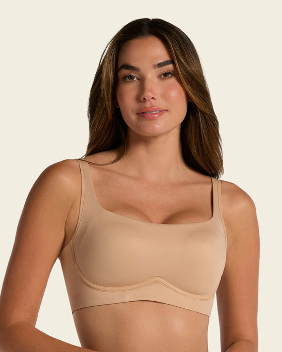Wireless Support Bra#color_801-golden-beige