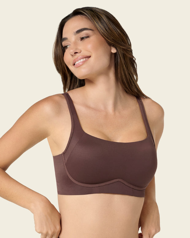 Everyday wireless support bra