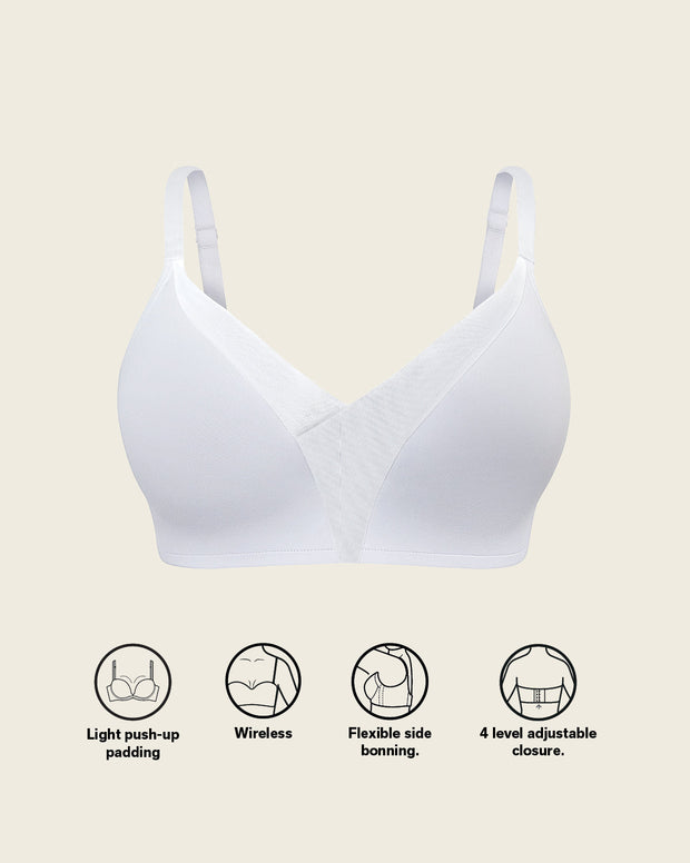 Wireless push up magical bra
