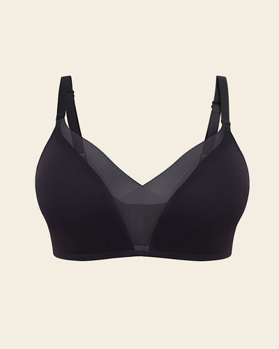 HHmei Front Cross Straps Wireless Breathable Sexy Silk Bra Gentle Bra  Curved Bra Gathered (Red S) : : Clothing, Shoes & Accessories
