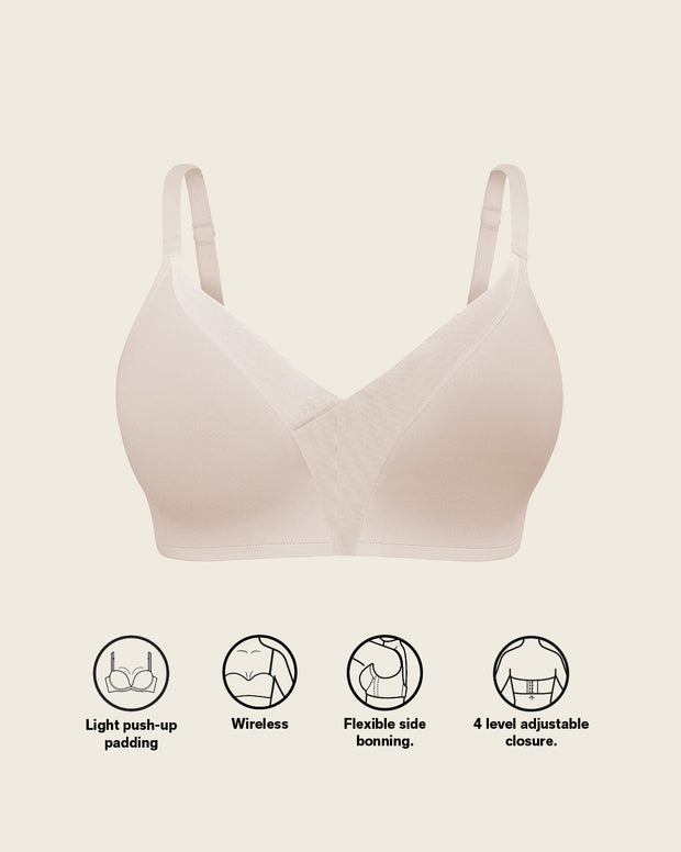 Wireless push up magical bra