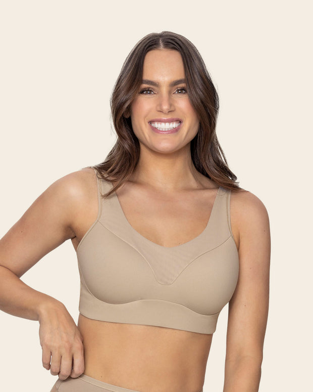 Wireless supportive full coverage contouring bra#color_802-nude