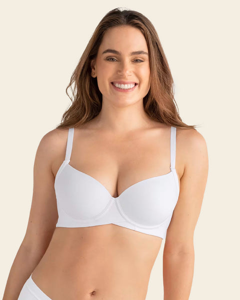 Supportive Contouring Bra with Underwire#color_000-white