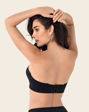 Total Embrace Strapless Supportive Contouring Bra with Underwire#color_700-black