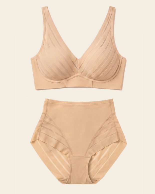 Daily Bra & Stripe Undetectable en Café Medio