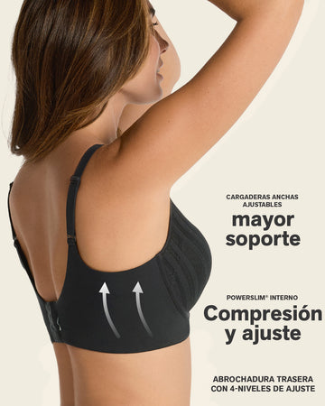 Daily Lace Wireless Support Bra#color_700-black