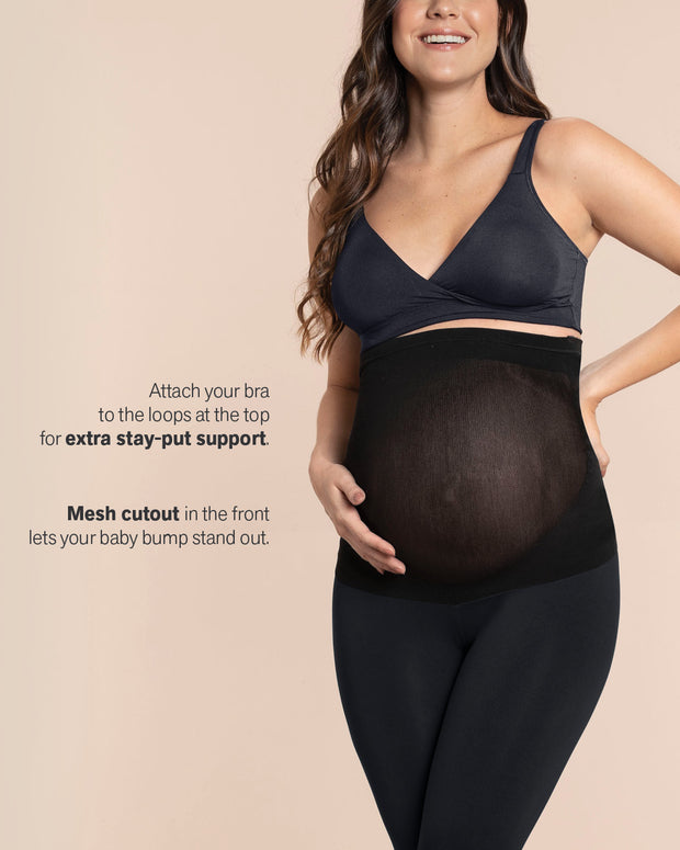 Comfy supportive maternity legging#color_700-black