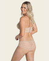Floral lace cheeky panty#color_802-nude