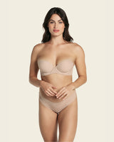 Floral lace thong panty#color_802-nude