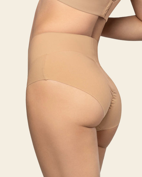 High-Tech High-Waisted Classic Sculpting Panty#color_801-golden-beige