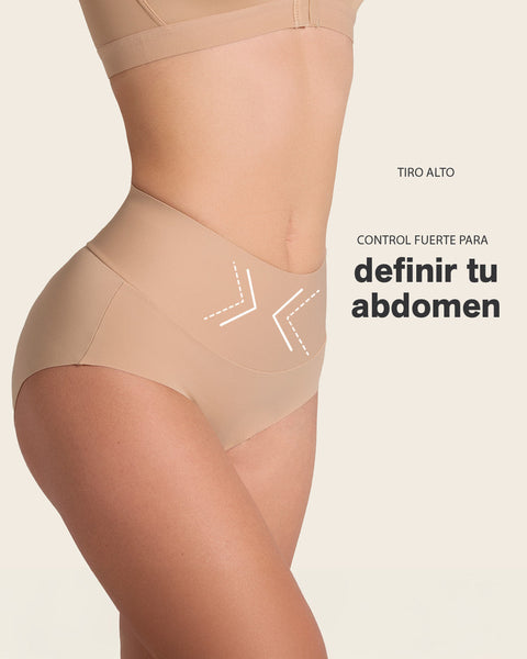 High-Tech High-Waisted Classic Sculpting Panty#color_801-golden-beige