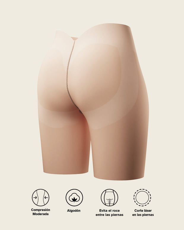 Undetectable Backless Moderate Shaper Short