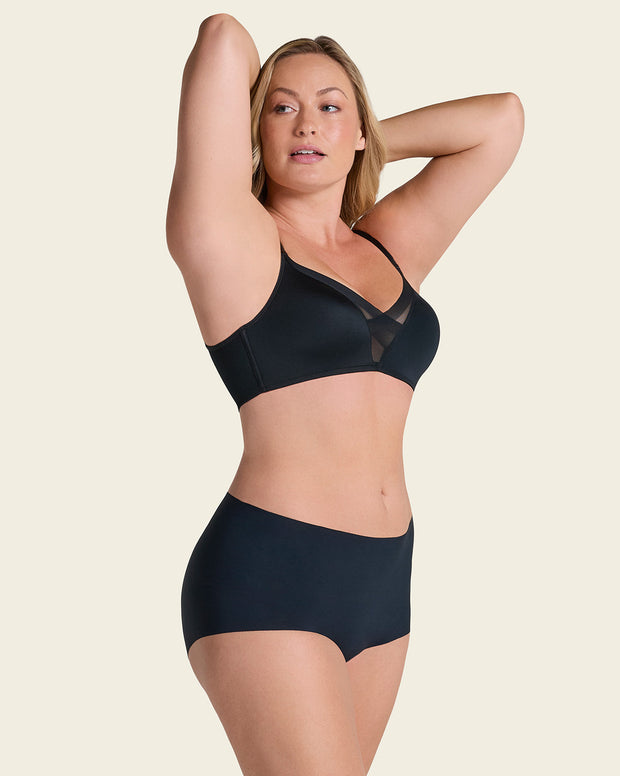 Mostly Covered Invisible Microfiber Boyshort Panty