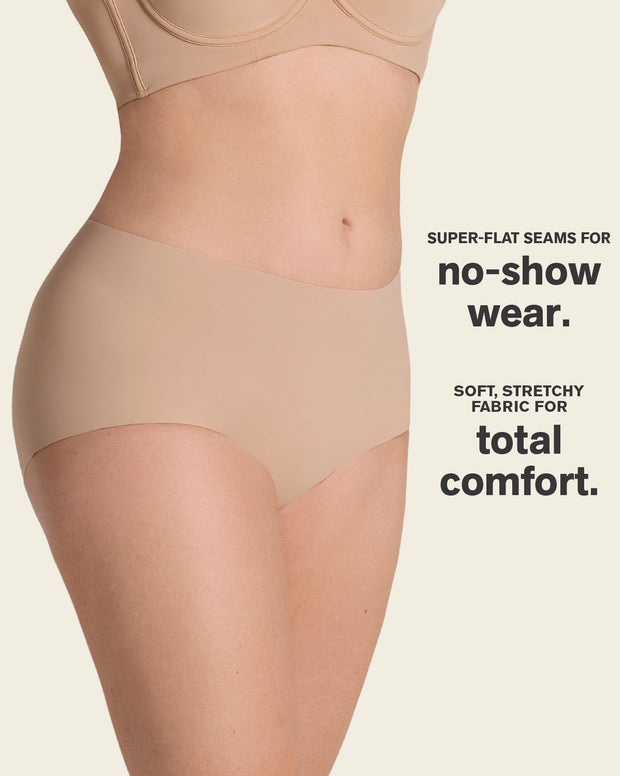 Mostly Covered Invisible Microfiber Boyshort Panty