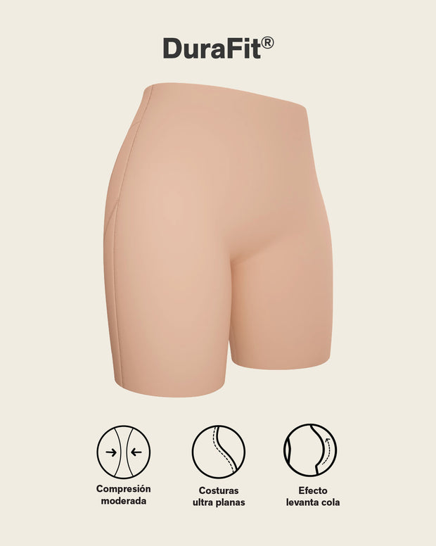 High-Waisted Mid-Thigh Shaper Short