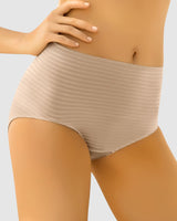High-waisted striped classic panty#color_802-nude
