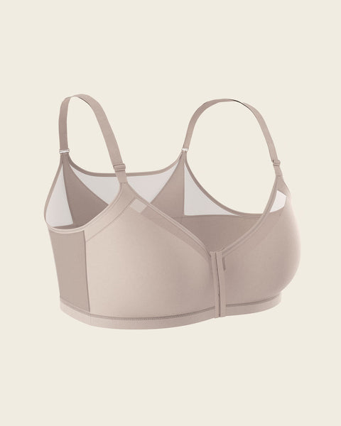 Comfortable posture corrector bra with contour cups - multi/benefit#color_802-nude