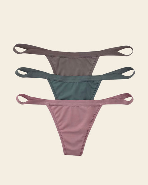 3-Pack Invisible G-String Thong Panties#color_s43-dark-greige-mauve-teal