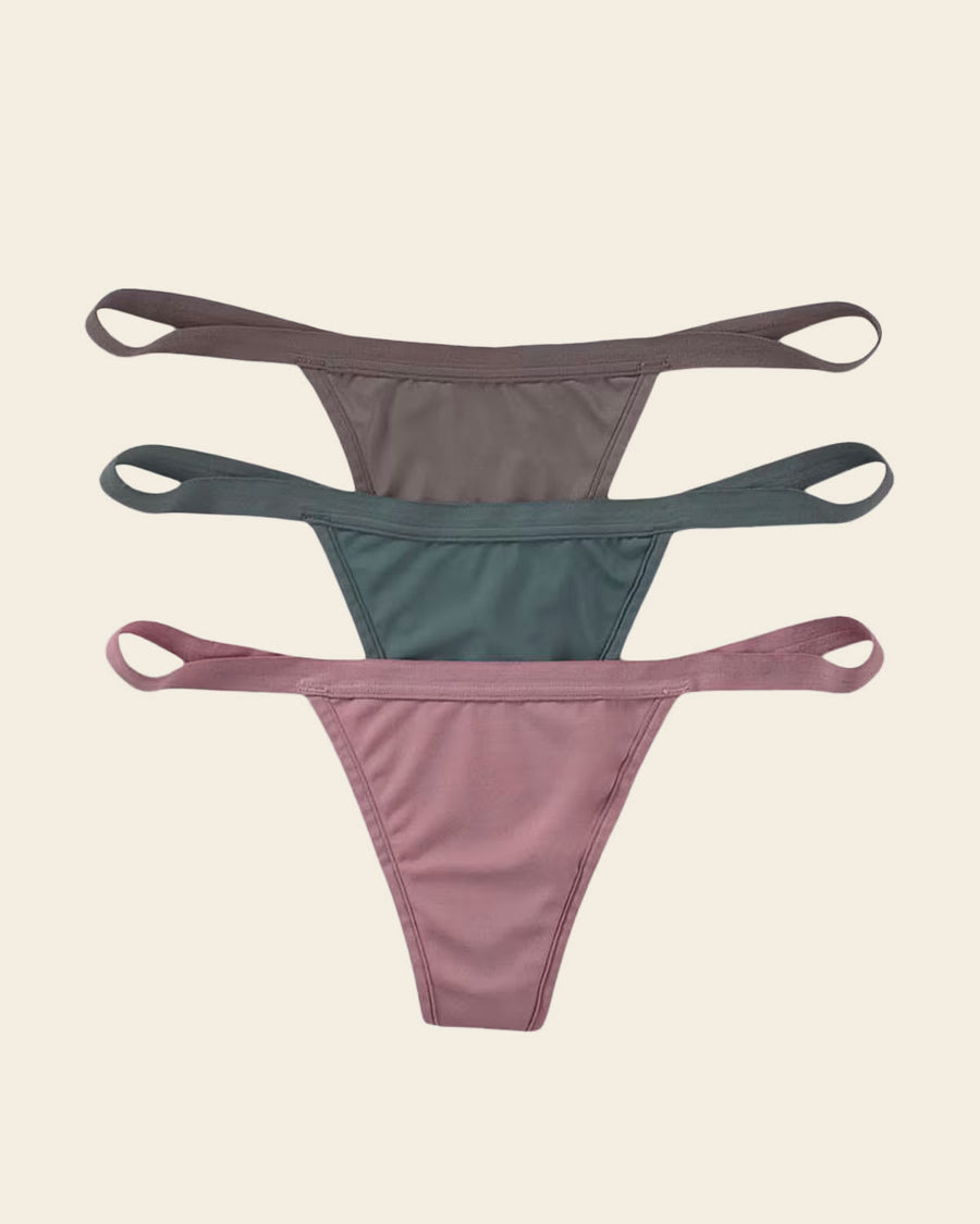 String Garments 3-Pack Invisible G-String Thong Panties | Leonisa