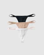 3-Pack invisible g-string thong panties