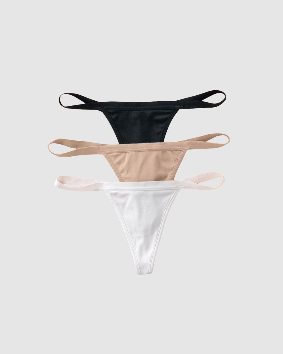 String Garments 3-Pack Invisible G-String Thong Panties | Leonisa