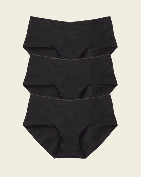 No ride-up seamless hiphugger panty#color_785-black