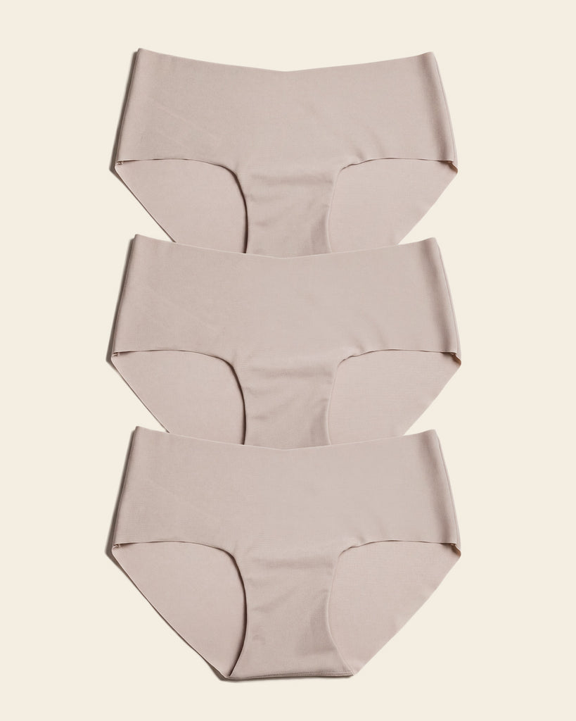 3-Pack No Ride-Up Seamless Hiphugger Panties | Leonisa