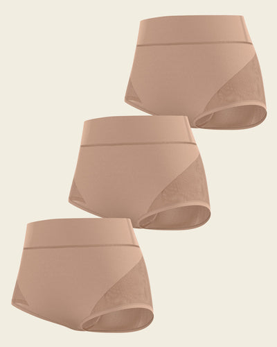 High-waisted classic smoothing brief#color_852-soft-natural