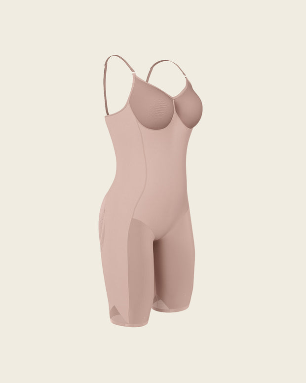 Full coverage seamless shaping bodysuit