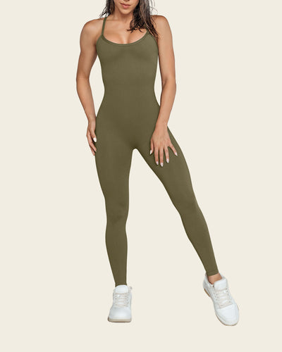 Active jumpsuit / Leonisa Active by Silvy Araujo#color_869-army-green