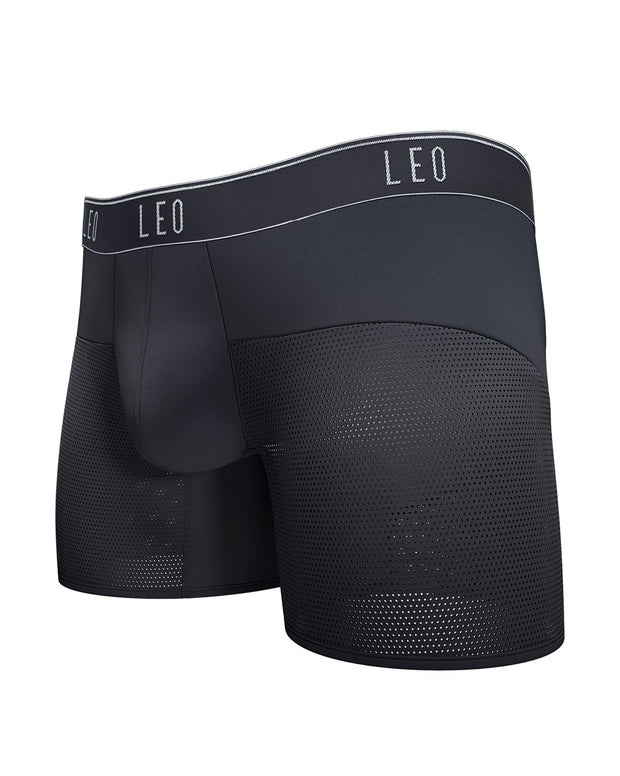 High-Tech Mesh Boxer Brief with Ergonomic Pouch