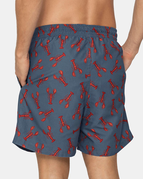 Men's Swim Trunk with Functional Side Pocket#color_a63-lobster-print
