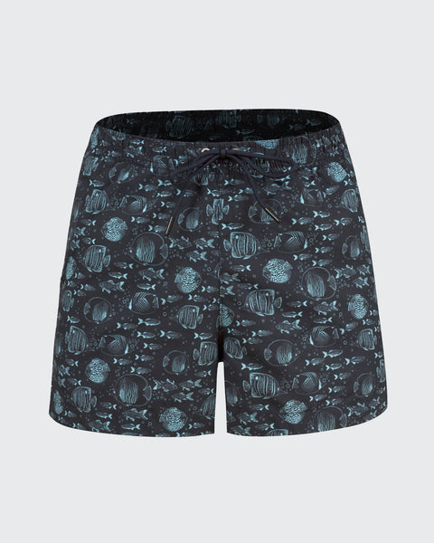 3" Eco Friendly Swim Shorts#color_059-fish-print