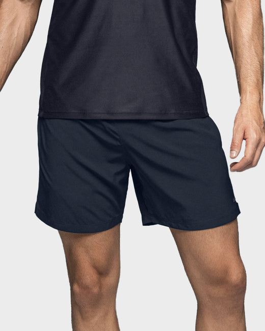 Pantaloneta deportiva con bolsillo trasero y bóxer interno