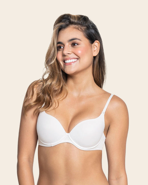 Moderate push-up bra with multiway straps#color_000-white
