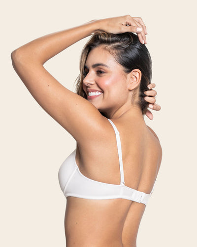 Moderate push-up bra with multiway straps#color_000-white