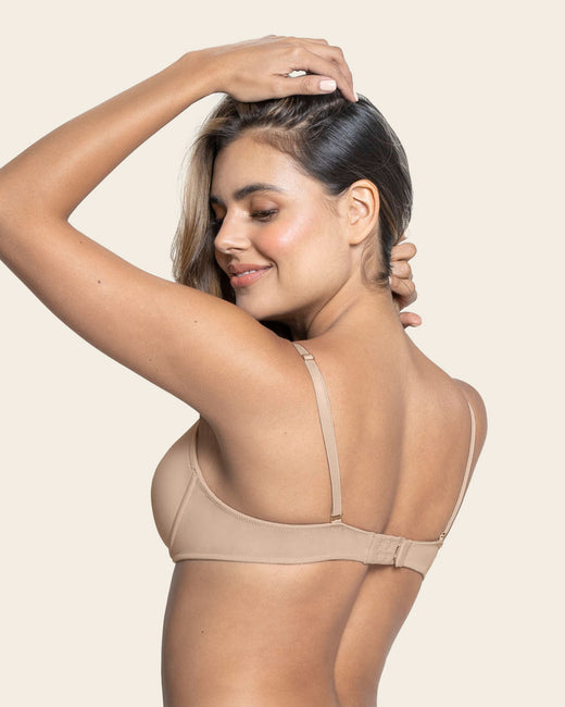 Moderate push-up bra with multiway straps#color_802-nude