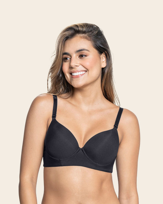 Triangular push-up bra#color_700-black