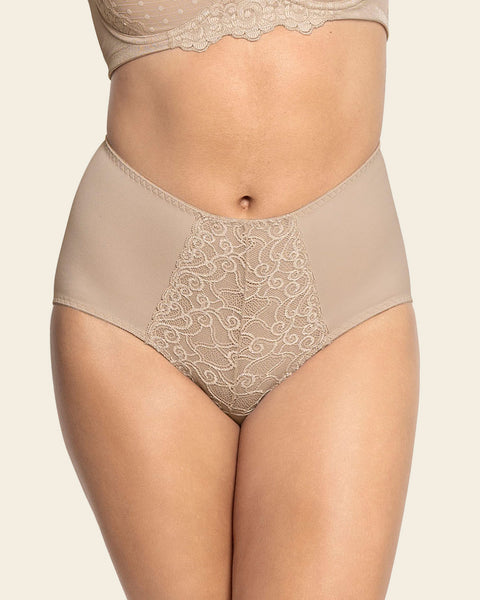 Panties Lace High Waisted Compression No Show Underwear Seamless