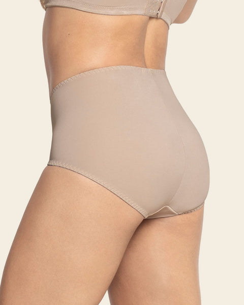 Mid-Rise Lace Detail Classic Smoothing Panty