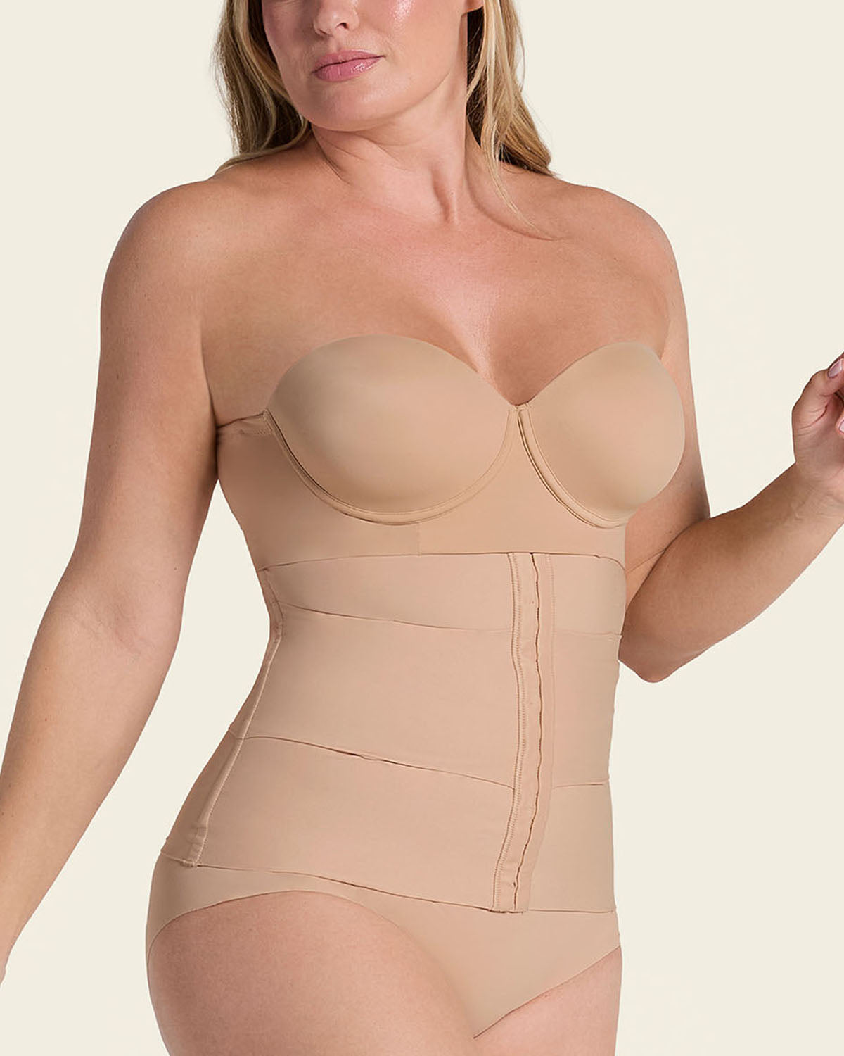 3-Belt Custom Waist Cincher with Lumbar Support | Leonisa