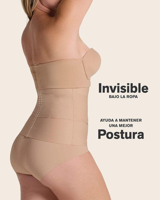 3-Belt custom waist cincher with lumbar support