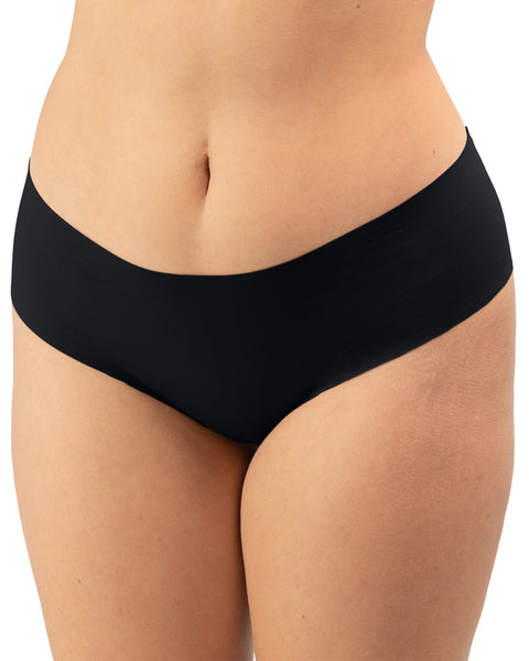 Seamless, Organic Cotton Mid Rise Bikini#color_700-black