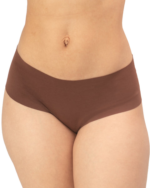 Seamless, Organic Cotton Mid Rise Bikini#color_004-mocha