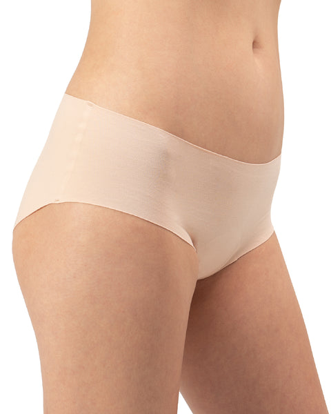 Seamless, Organic Cotton Mid Rise Bikini#color_002-pale