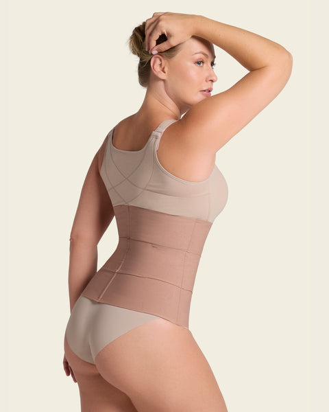 Stage 1 post-surgical abdominal binder#color_857-brown