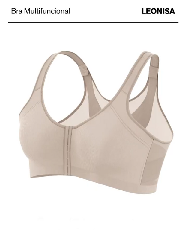 Multi/functional back support posture corrector wireless bra