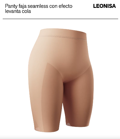 Well-rounded invisible butt lifter shaper short