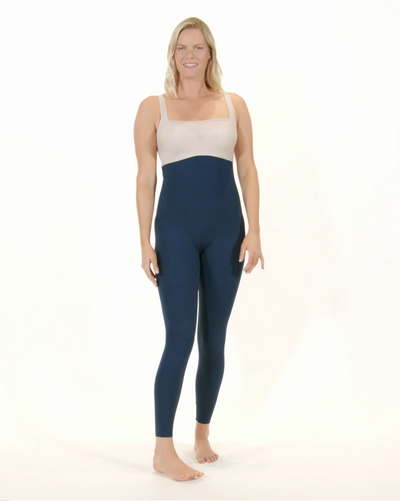 Extra high waisted firm compression legging#color_515-blue