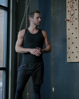 Lined active short with side pocket#color_700-black